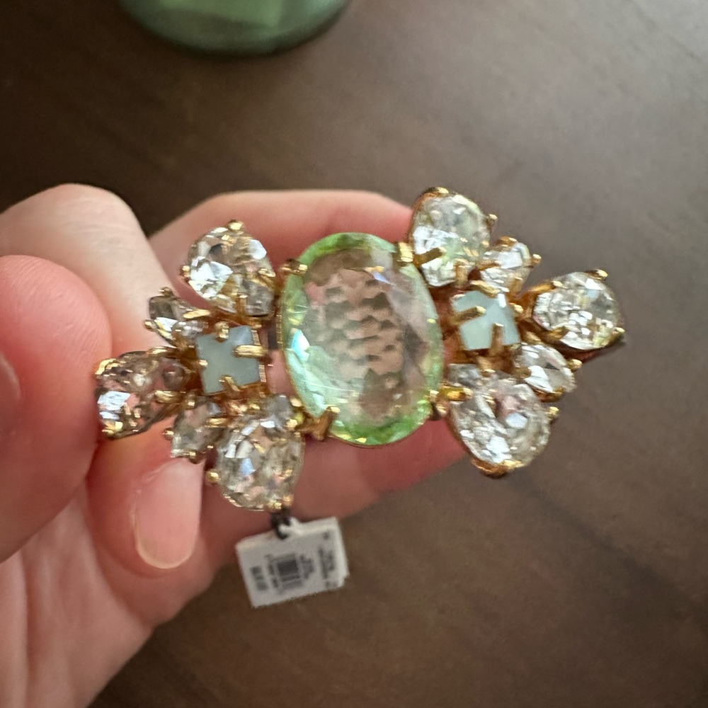 Juicy Couture Pear Cut Cluster Hinge Bracelet NWT - Picture 10 of 16